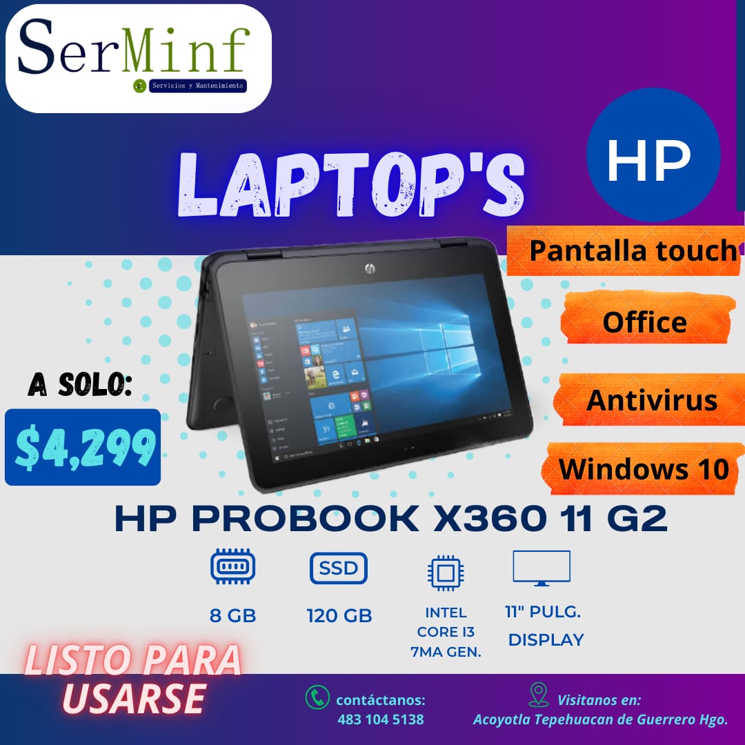 LAPTOP HP PROBOOK X360 11 G2